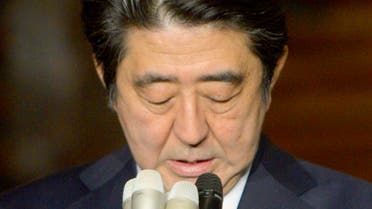 Japan's Prime Minister Shinzo Abe speaks to the media at his official residence in Tokyo in this January 25, 2015. (Reuters)