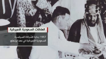 Beginning of partnership between U.S. Saudi under Eisenhower AA