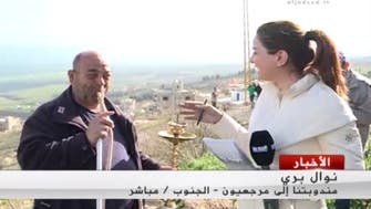 Unfazed shisha smoker interrupts live report by Lebanese correspondent   