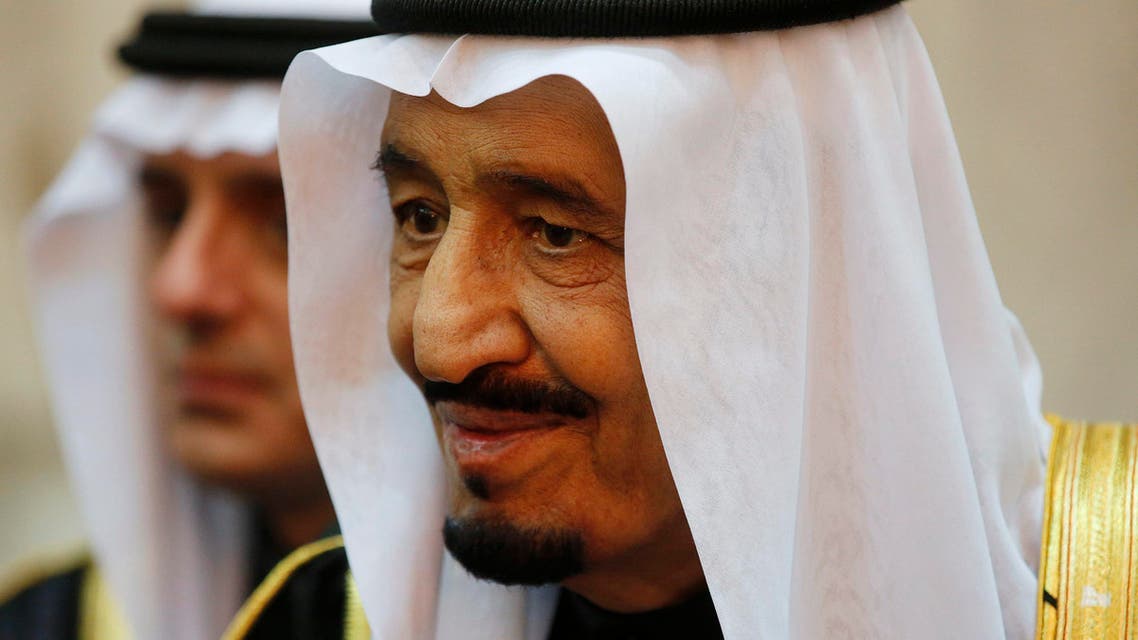 Saudi Arabia's King Salman is seen during U.S. President Barack Obama's visit to Erga Palace in Riyadh Jan. 27, 2015. (Reuters)