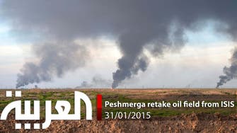 Peshmerga fighters retake oil field from ISIS