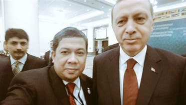 Erdogan selfie with Indonesia Deputy Parliament Speaker Fahri Hamzah Twitter