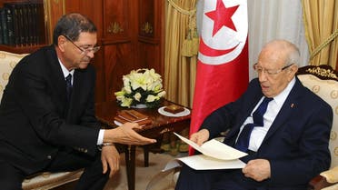 Tunisian Prime Minister Habib Essid Tunisian President Beji Caid Essebsi AP