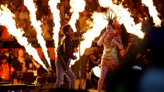 Katy Perry lights up half-time show at Super Bowl 2015