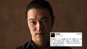 Slain Japanese journalist’s peace tweet goes viral 