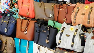 Counterfeit handbags seen at a Turkish market. (Shutterstock)