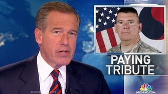 U.S. anchor Brian Williams recants on coming under fire in Iraq 