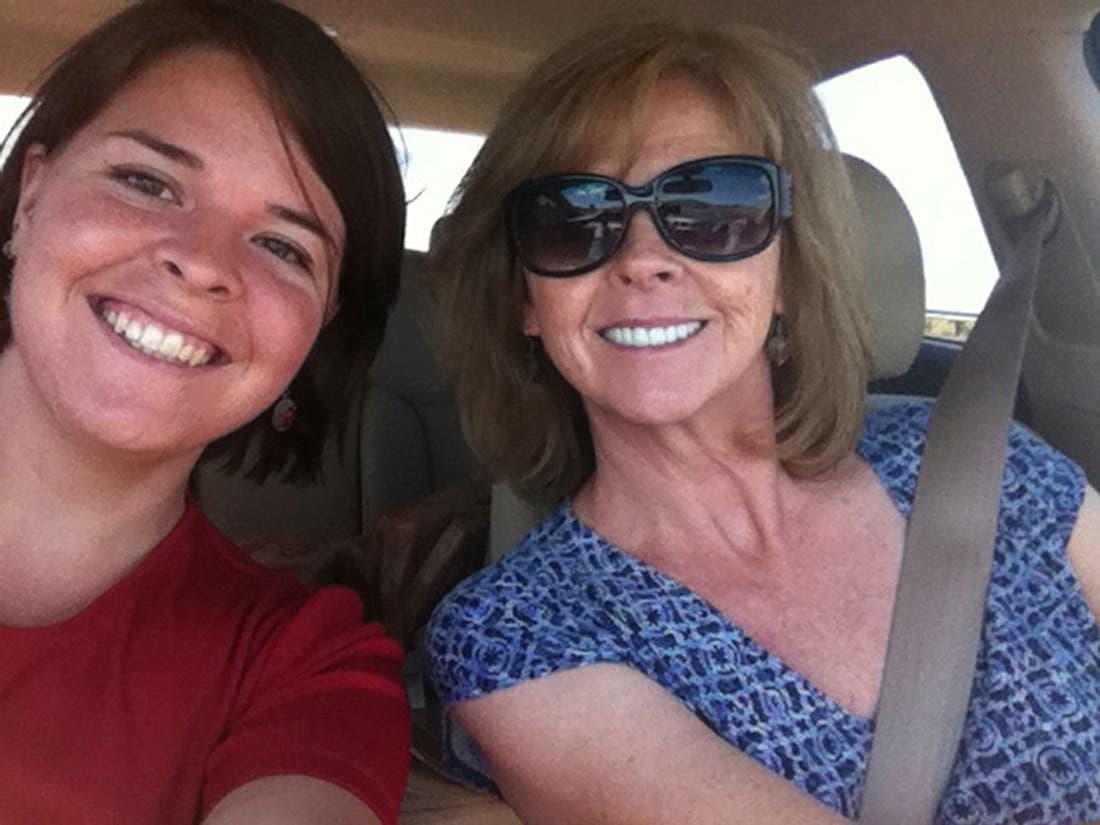 Kayla Mueller (L), 26, an American humanitarian worker from Prescott, Arizona is pictured with her mother Marsha Mueller in this undated handout photo obtained by Reuters Feb. 6, 2015. (Reuters)