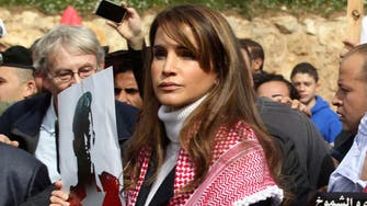 Jordan’s Queen Rania joins march for murdered pilot 