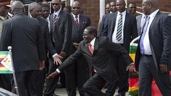 President of Zimbabwe falls over stairs, becomes internet sensation  