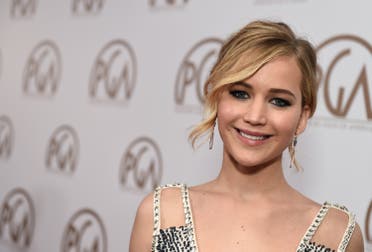 Jennifer Lawrence arrives at the 26th Annual Producers Guild Awards at the Hyatt Regency Century Plaza on Saturday, January 24, 2015, in Los Angeles. (AP)