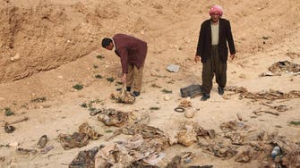 Iraq to identify remains from ISIS graves in Yazidi area