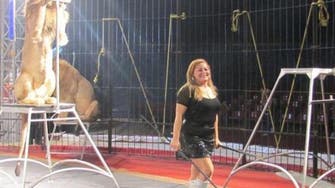 Renowned Egyptian female tamer attacked by lion