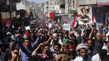 Yemen protests against Houthi Coup AP