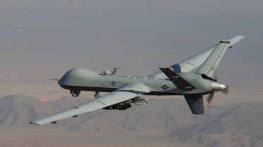 A MQ-9 Reaper, armed with GBU-12 Paveway II laser guided munitions and AGM-114 Hellfire missiles, during a combat mission over southern Afghanistan. (File photo: AP)