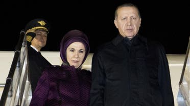 Erdogan and wife AFP
