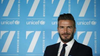 David Beckham launches fund for kids in danger around the world