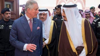 King Salman receives Prince Charles in Riyadh