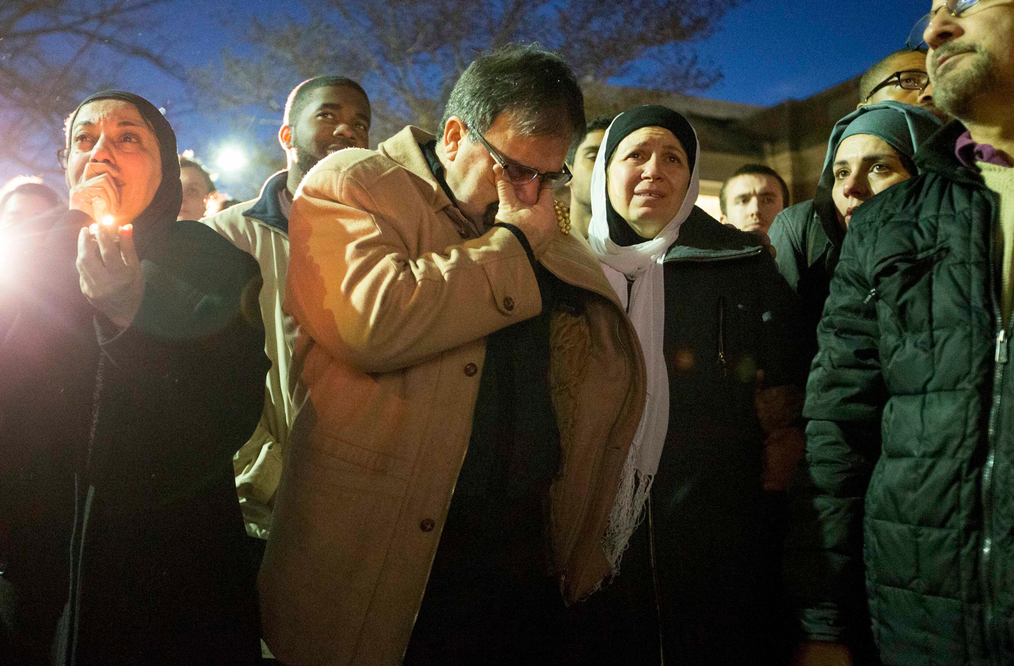 Vigil for murdered Chapel Hill Muslim students