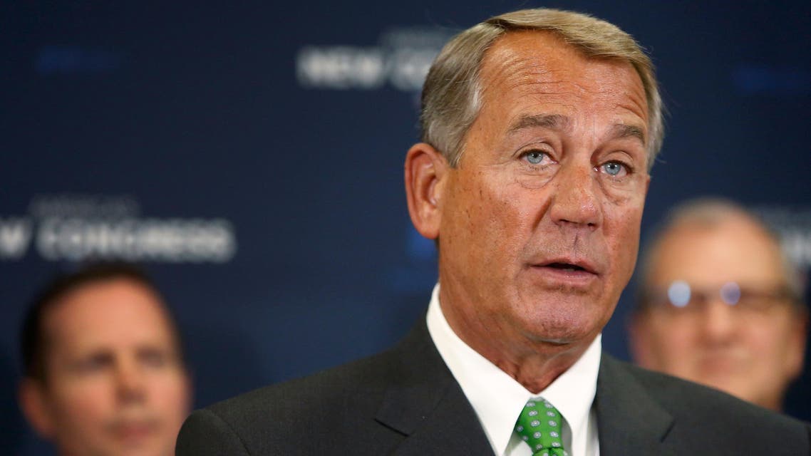 U.S. House Speaker John Boehner (R-OH) speaks to reporters at a news conference following a Republican caucus meeting at the U.S. Capitol in Washington in this file photo from January 7, 2015. (File photo: Reuters)