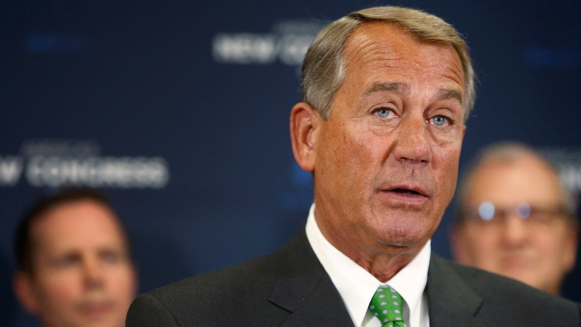 U.S. House Speaker John Boehner (R-OH) speaks to reporters at a news conference following a Republican caucus meeting at the U.S. Capitol in Washington in this file photo from January 7, 2015. (File photo: Reuters)
