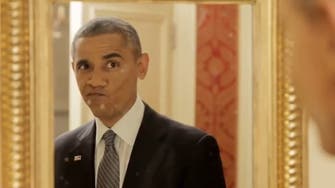Light-hearted Obama takes selfie, preens in spoof video