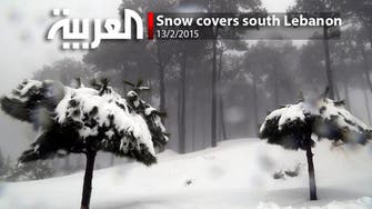 Snow covers south Lebanon