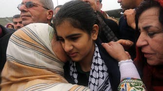 Palestinian schoolgirl freed after six weeks in Israeli jail