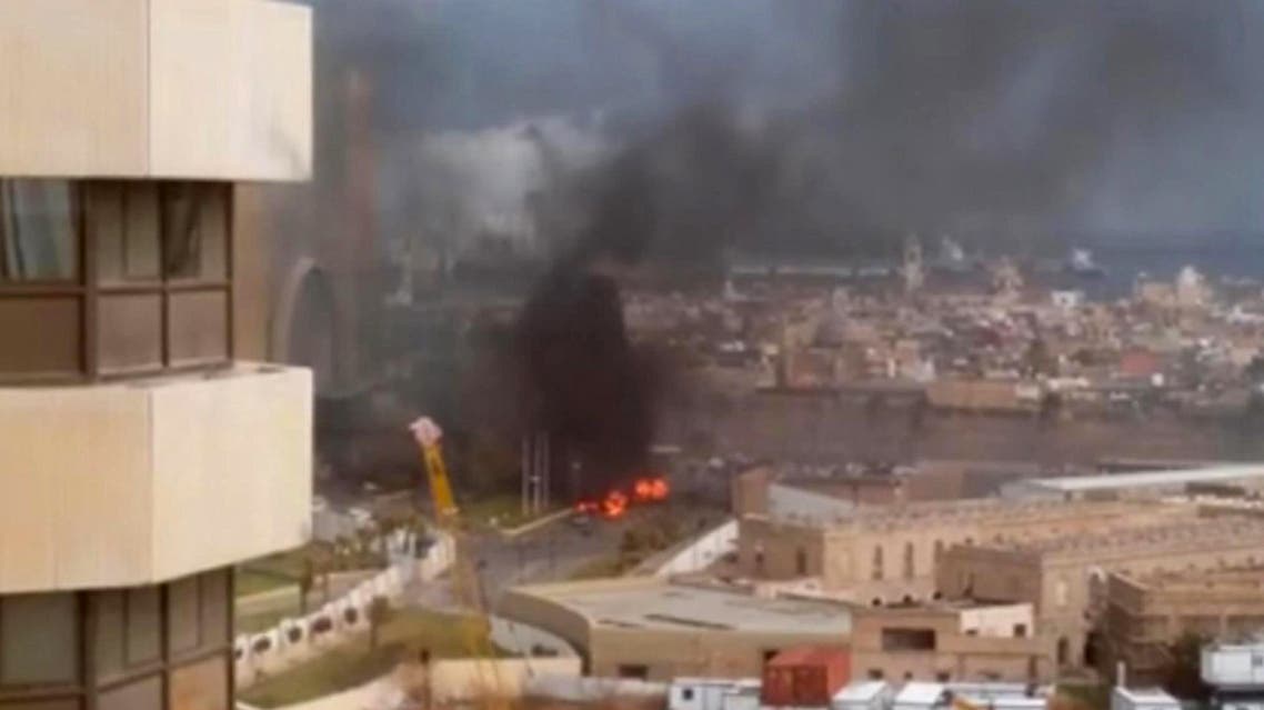 A group affiliated with ISIS claimed a deadly and fairly complex attack on a Tripoli hotel in January. (File photo: AP)