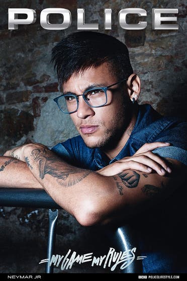 Police Launch 2015 Eyewear Campaign featuring Footballer Neymar Jr