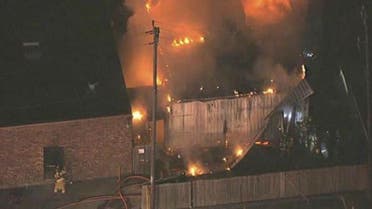 Investigators have launched an arson probe after a building part of the Islamic Center of Houston, Texas, caught fire on Friday. (Photo courtesy ABC News) 