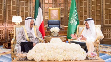 Sheikh Sabah King Salman Saudi Kuwait SPA