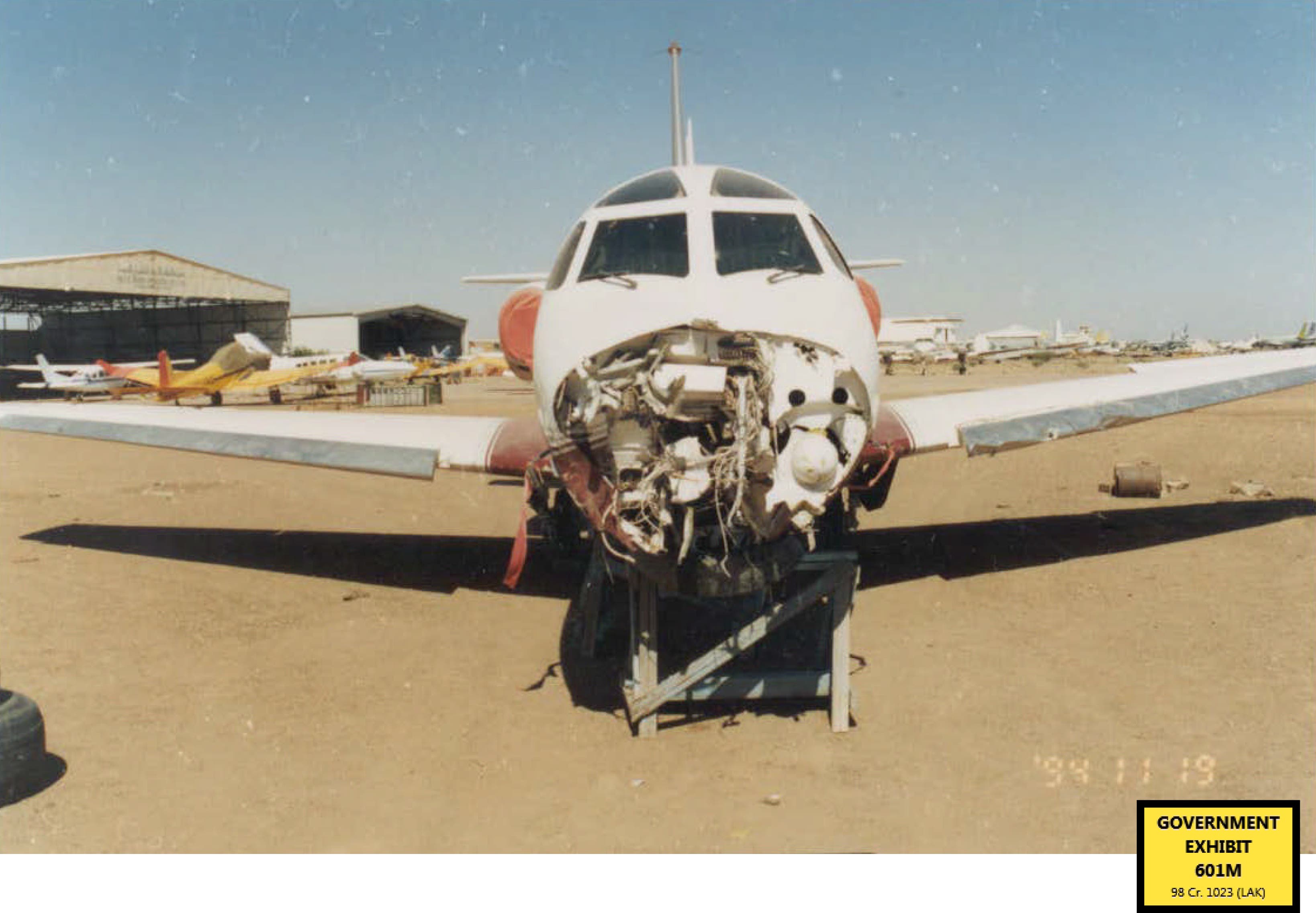 Bin Laden's private jet AP