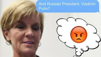 Australia FM uses red-faced emoji to describe Putin