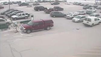 A 92-year-old man hits nine cars while trying to pullout of parking lot  