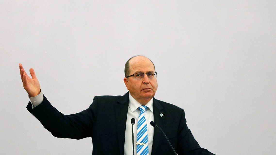 Israeli Defence Minister Moshe Ya'alon gestures while addressing a gathering during a lecture themed "Israel-India Partnership in the 21st Century," in New Delhi February 19, 2015. (Reuters)