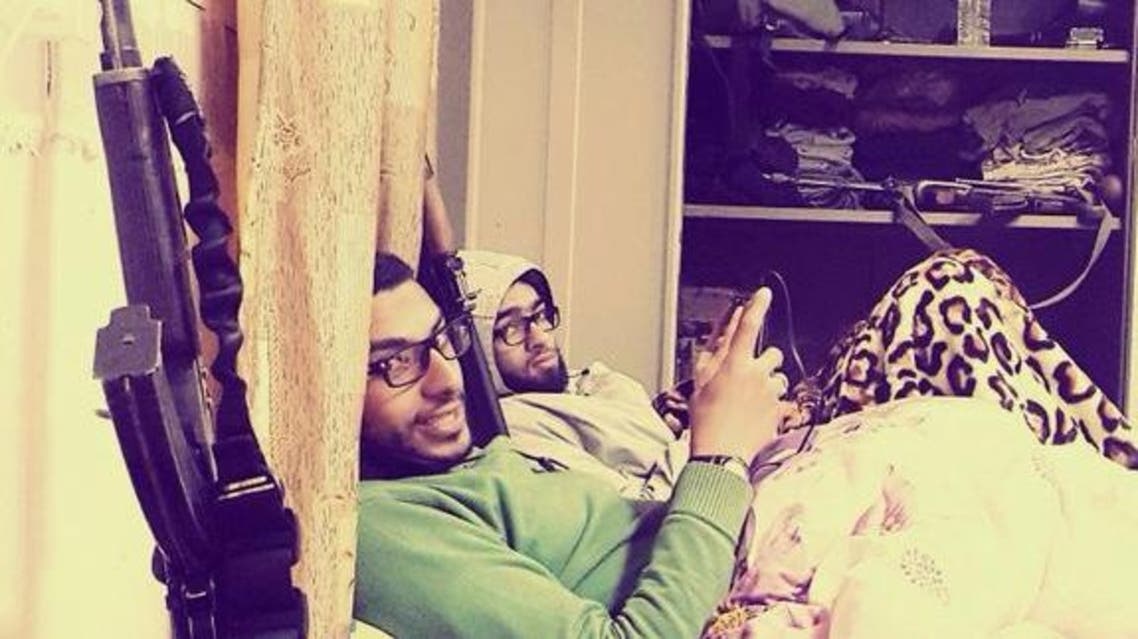 صورة لمحمود الغندور مع إسلام يكن في الأنبار العراقية
