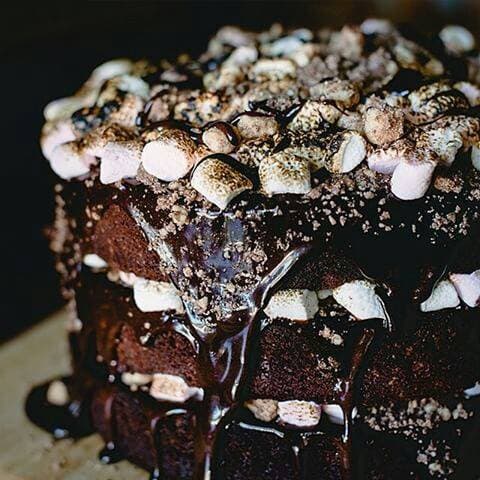 A marshmallows nuts double chocolate cake featured on the event's Facebook page. (Photo courtesy: Facebook)