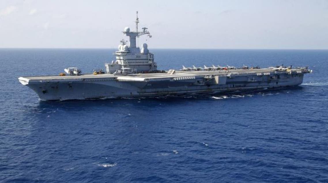 France's flagship Charles de Gaulle aircraft carrier. (File photo: Reuters)