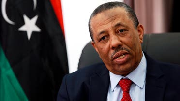 Libya's internationally recognized Prime Minister Abdullah al-Thinni speaks during an interview with Reuters in Bayda February 15, 2015. Reuters