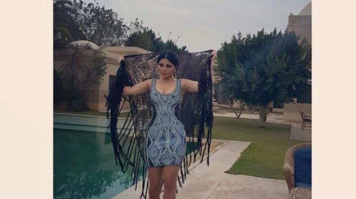 haifawehbe completed her look with a beautiful pair of the Star