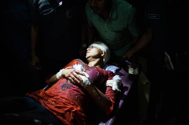 Wife of U.S. blogger (AFP)