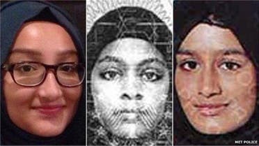 Images of Shamima Begum and Amira Abase, 15, and Kadiza Sultana, 16, show them waiting at bus station in Turkey. (Courtesy: BBC)