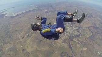 Watch dramatic rescue of a skydiver suffering seizure during freefall
