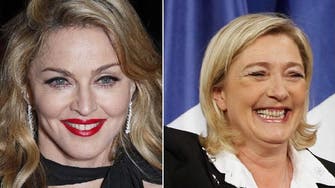 France’s Le Pen accepts Madonna offer for a chat