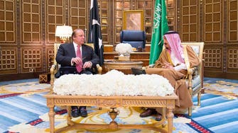 King Salman holds talks with Pakistan PM 