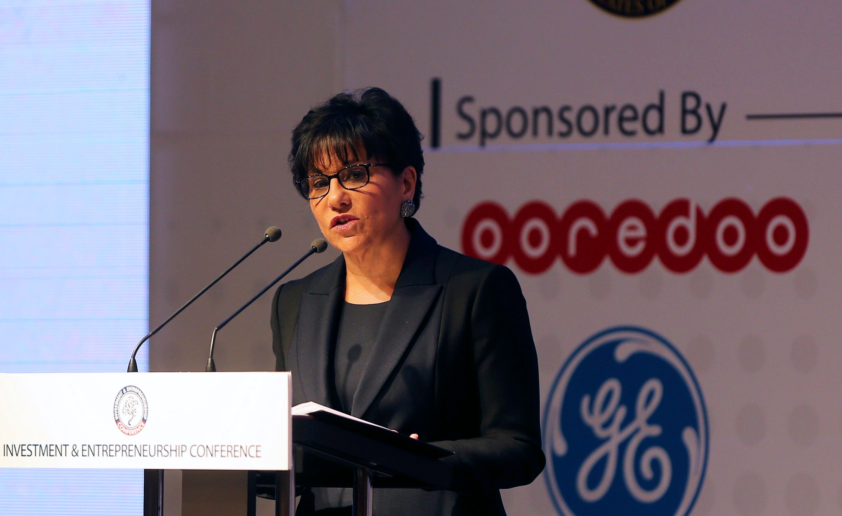 U.S. Secretary of Commerce Penny Pritzker speaks during the Investment and Entrepreneurship Conference in Tunis March 5, 2015. (Reuters)