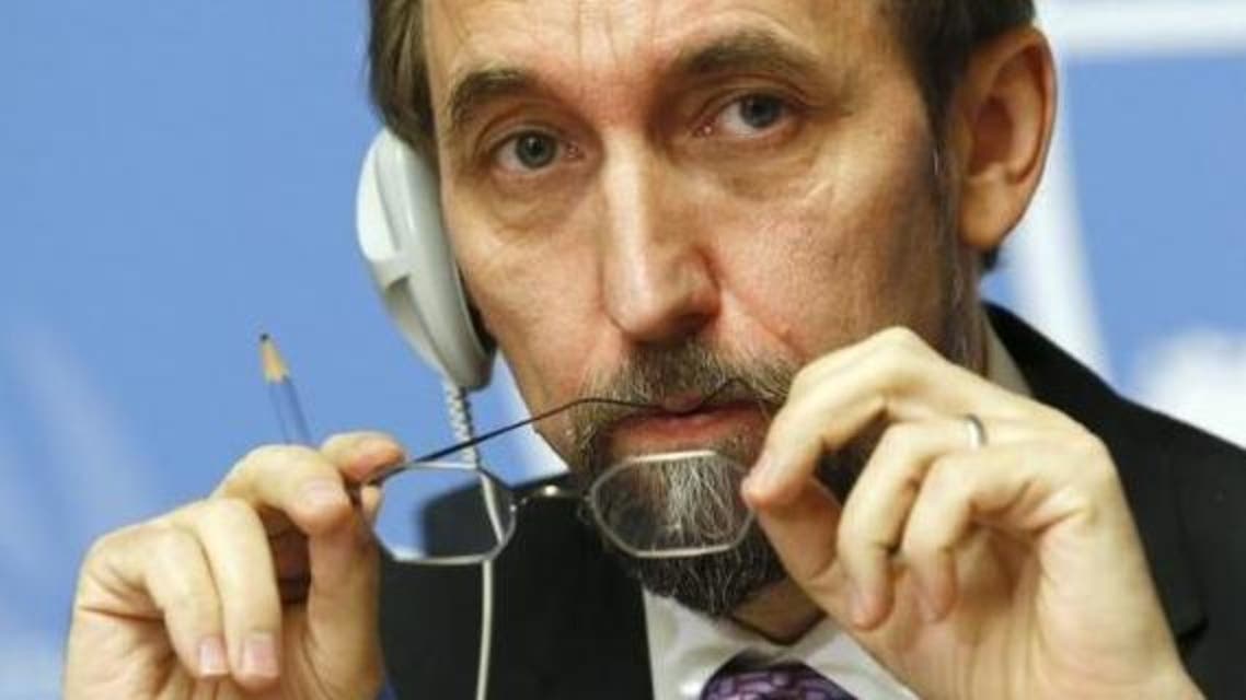 Jordan's Prince Zeid Ra'ad Zeid al-Hussein, U.N. High Commissioner for Human Rights listens during a news conference at the United Nations European headquarters in Geneva Oct. 16, 2014. (Reuters)