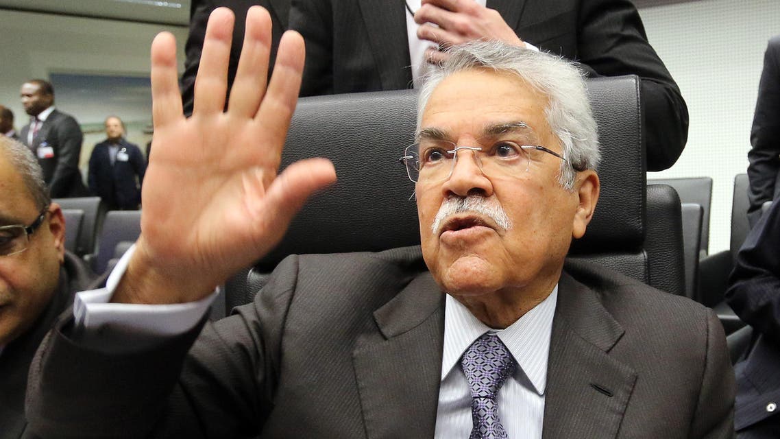 Saudi Arabia's Minister of Petroleum and Mineral Resources Ali Ibrahim Naimi speaks to journalists prior to the start of an OPEC meeting in Vienna, Austria, Thursday Nov. 27, 2014. (AP) 