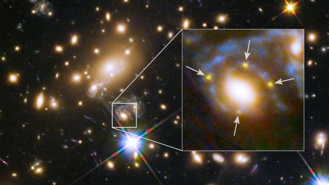 Einstein Cross Supernova lensing effect Twitter